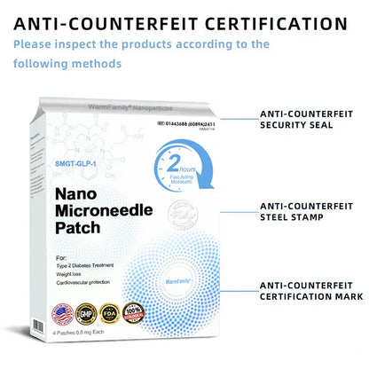 【WarmFamily® Official Store】Tirzepatide Nano Microneedle Patch 🇺🇸👨‍⚕️（Zero Pain, 24/7 Release | Lose 20lbs FAST | 90% Sugar Drop | ）