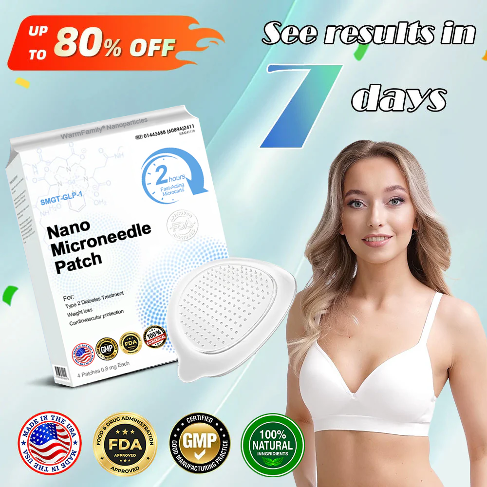 【WarmFamily® Official Store】Tirzepatide Nano Microneedle Patch 🇺🇸👨‍⚕️（Zero Pain, 24/7 Release | Lose 20lbs FAST | 90% Sugar Drop | ）