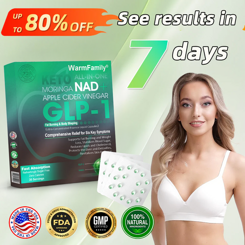 [Official Store] WarmFamily® GLP-1 Slimming Essence Pearls 🍏｜Triple Action: NAD⁺, Moringa & ACV｜⚡ Fast Fat Burn & Metabolic Balance｜Backed by Obesity Research Experts